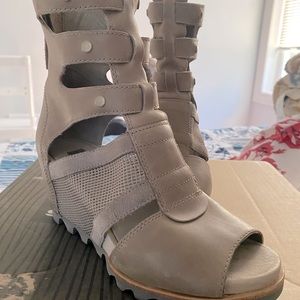 Sorel barley worn gladiator sandals